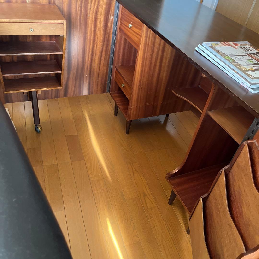 アンティーク　変形デスク