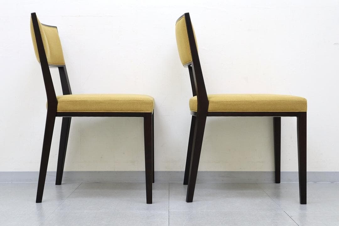 A①2脚セット 美品 TIME&STYLE ダイニングチェア 椅子 旭川家具