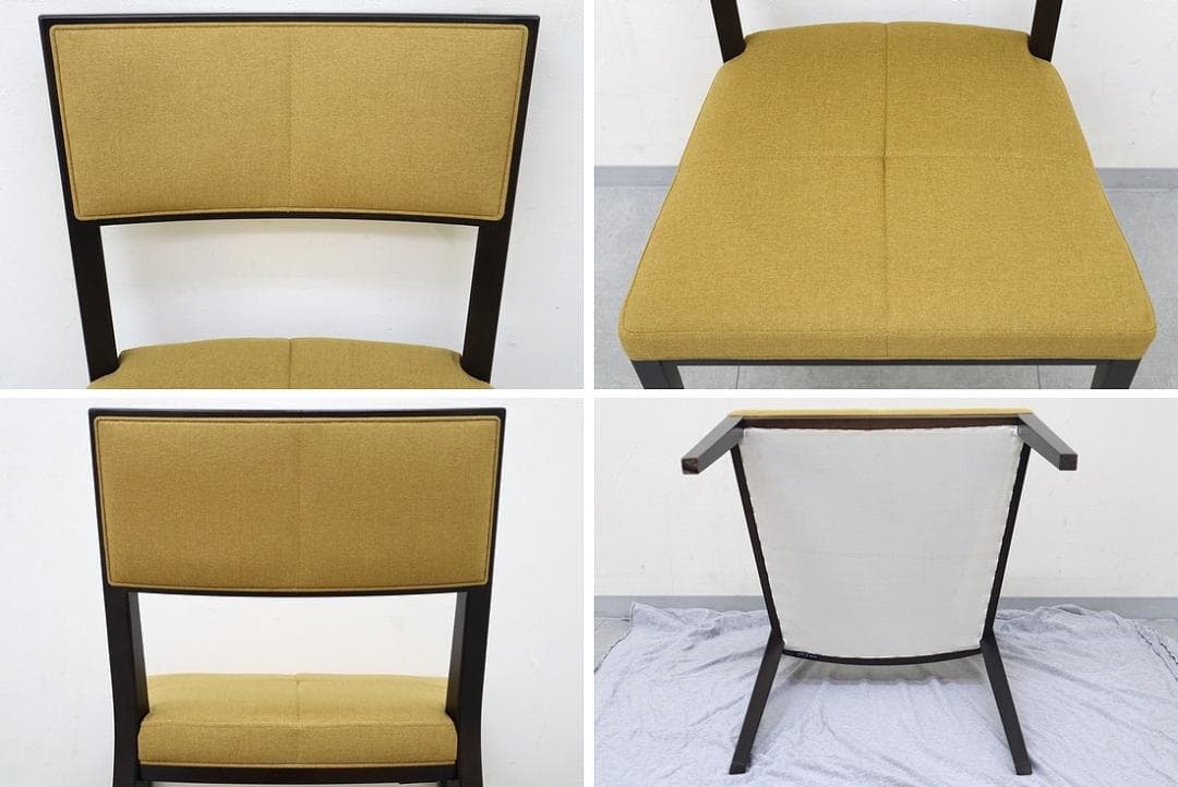 A①2脚セット 美品 TIME&STYLE ダイニングチェア 椅子 旭川家具