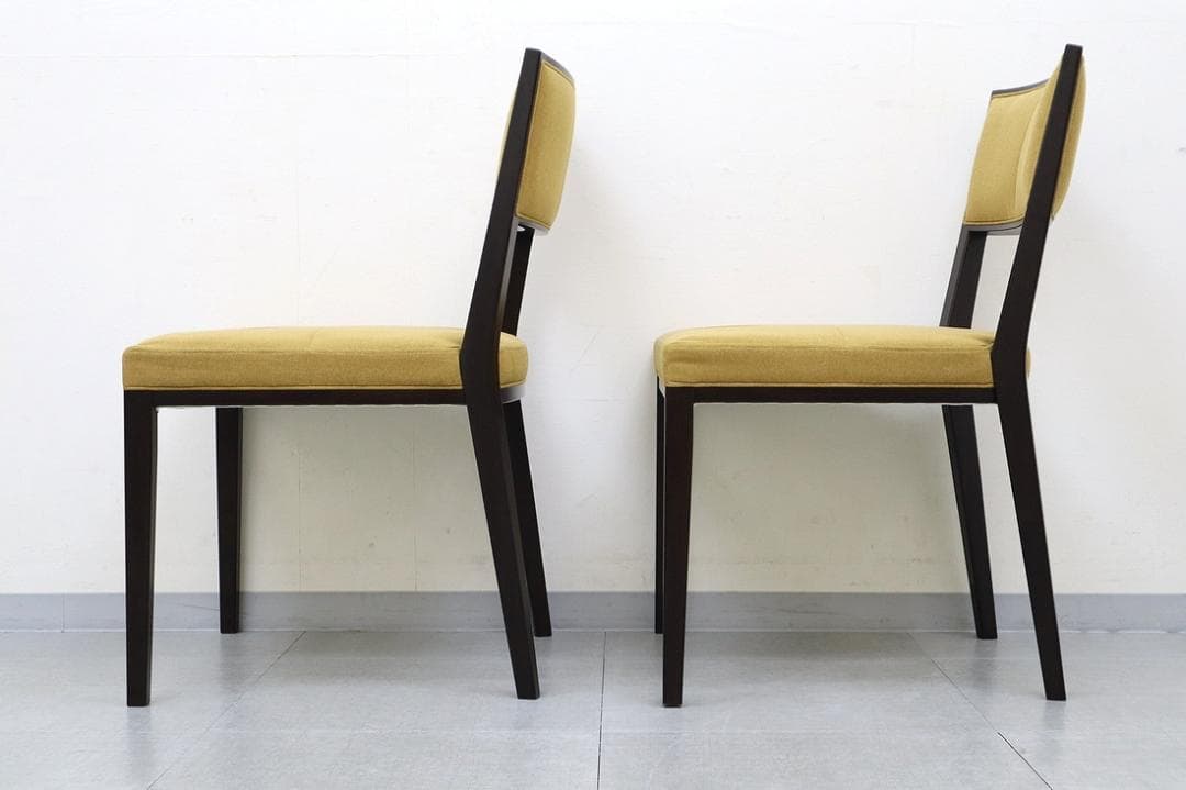 A①2脚セット 美品 TIME&STYLE ダイニングチェア 椅子 旭川家具