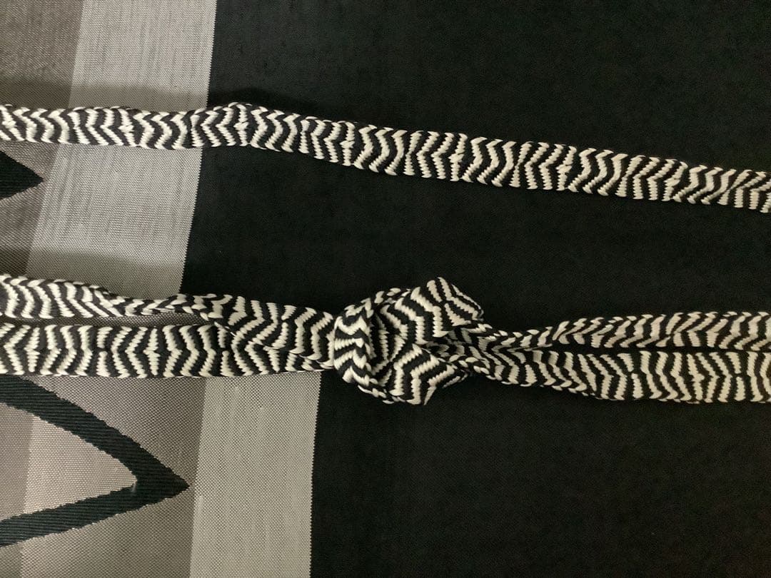 道明帯締め。白菊。