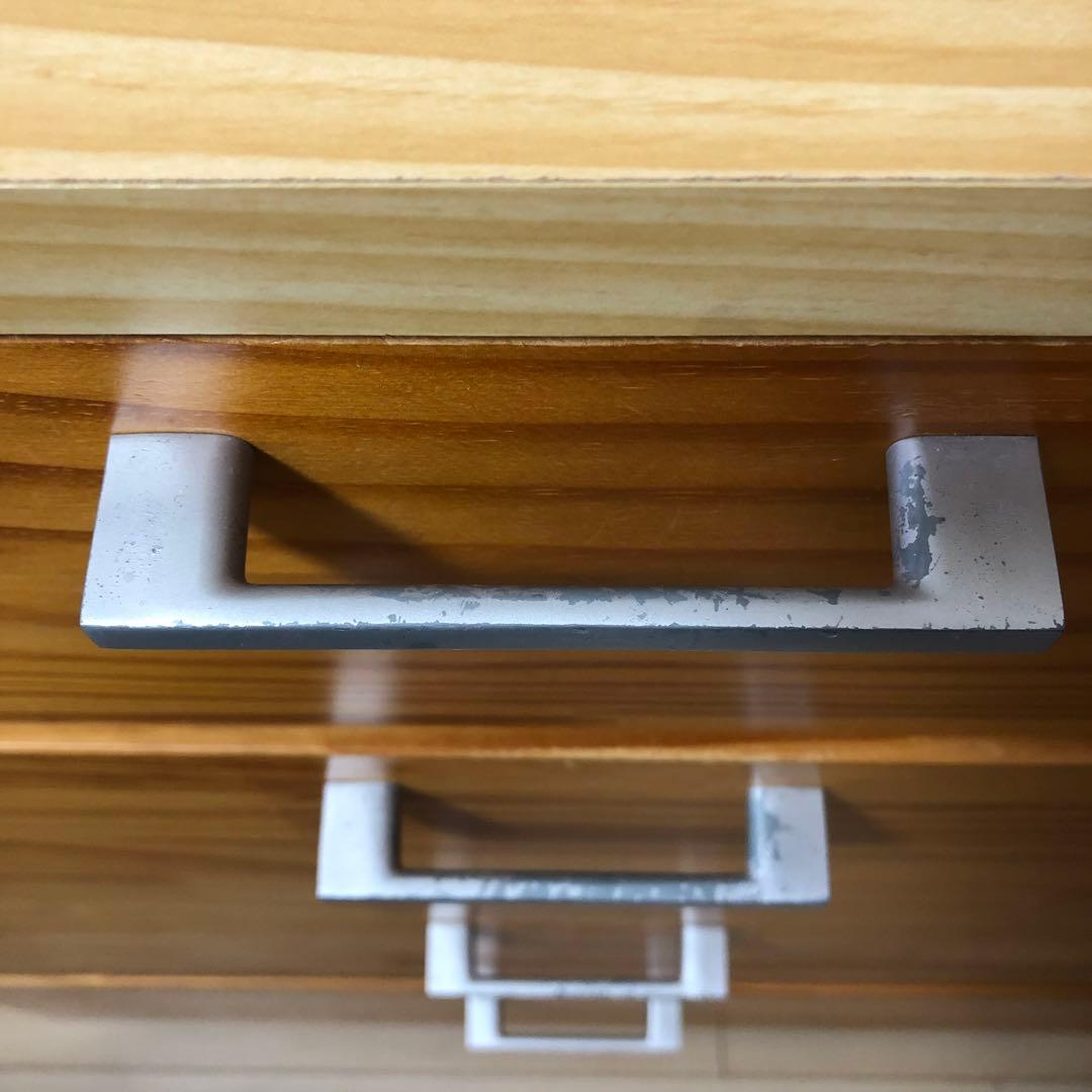 4段チェスト　天然木　バイカラー タンス 箪笥