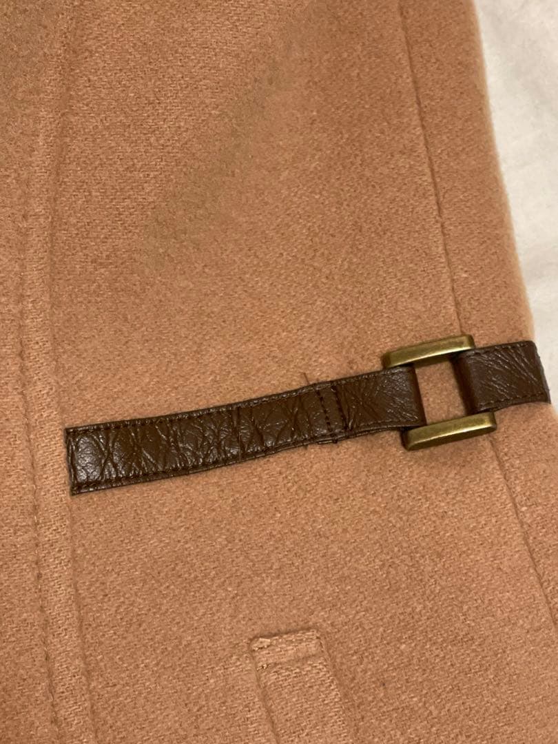 バーバリー　ノバチェック　ウール　コート　ロゴ刺繍