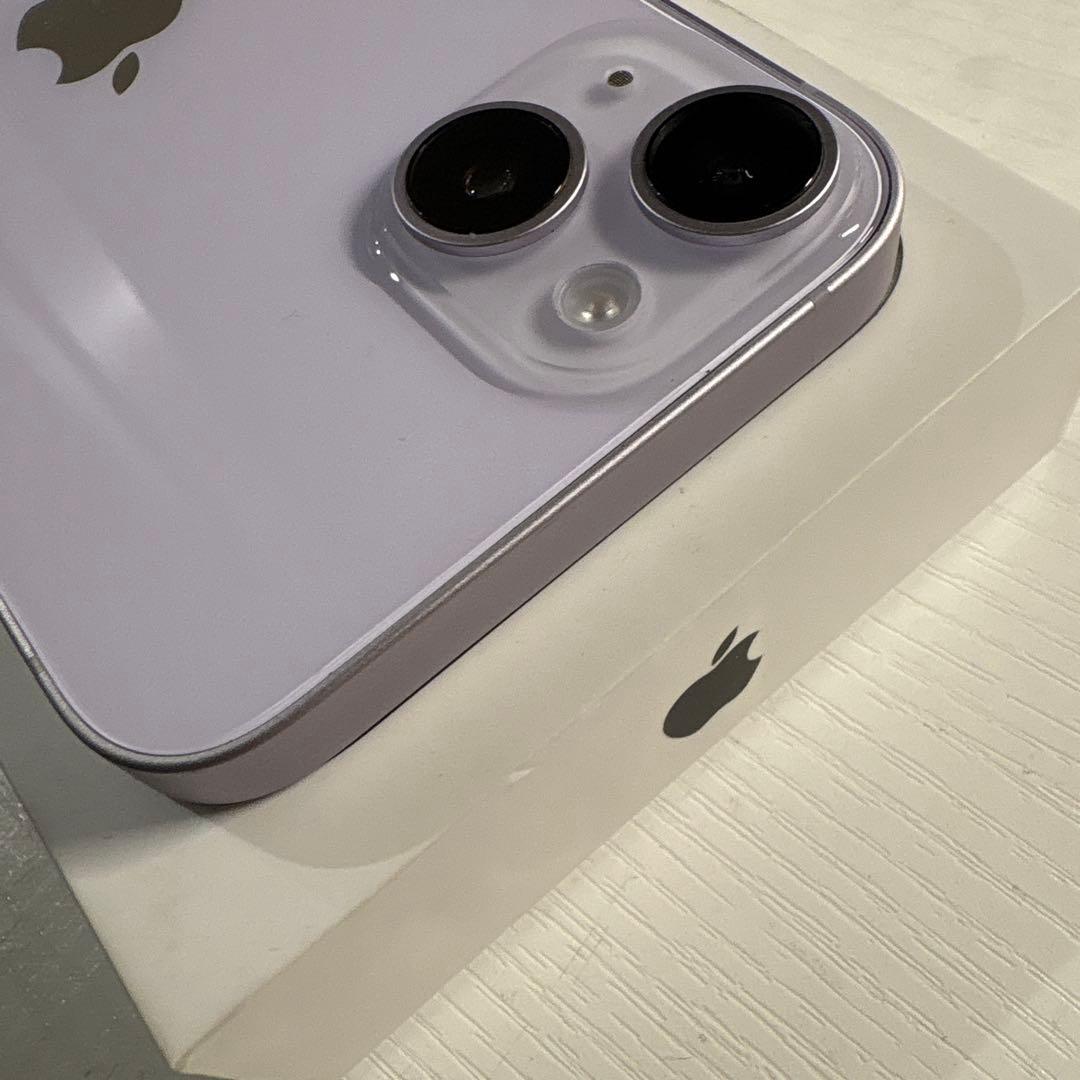 iPhone14 128GB パープル SIMフリー 極美品