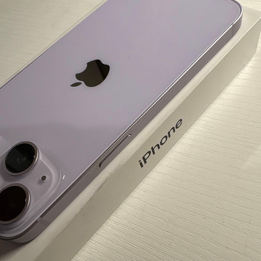 iPhone14 128GB パープル SIMフリー 極美品
