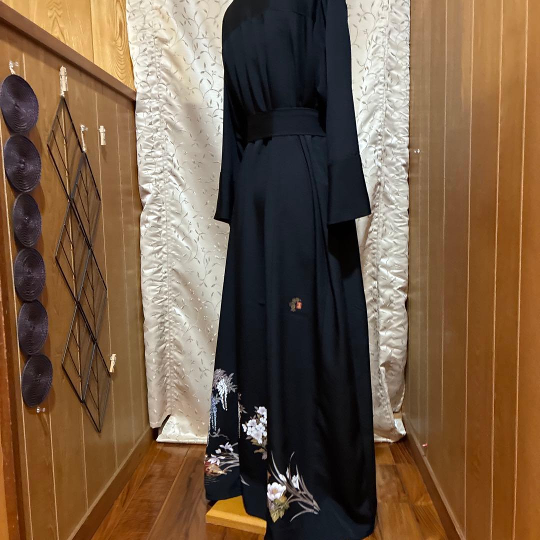 NO 115 着物リメイクワンピース　留袖リメイクワンピース　留袖ドレス