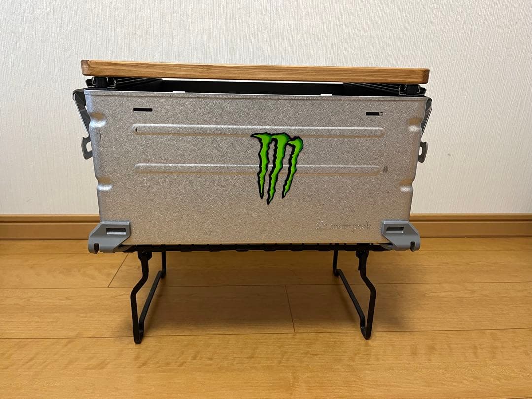 スノーピーク　シェルフコンテナ25 スライド天板　自作