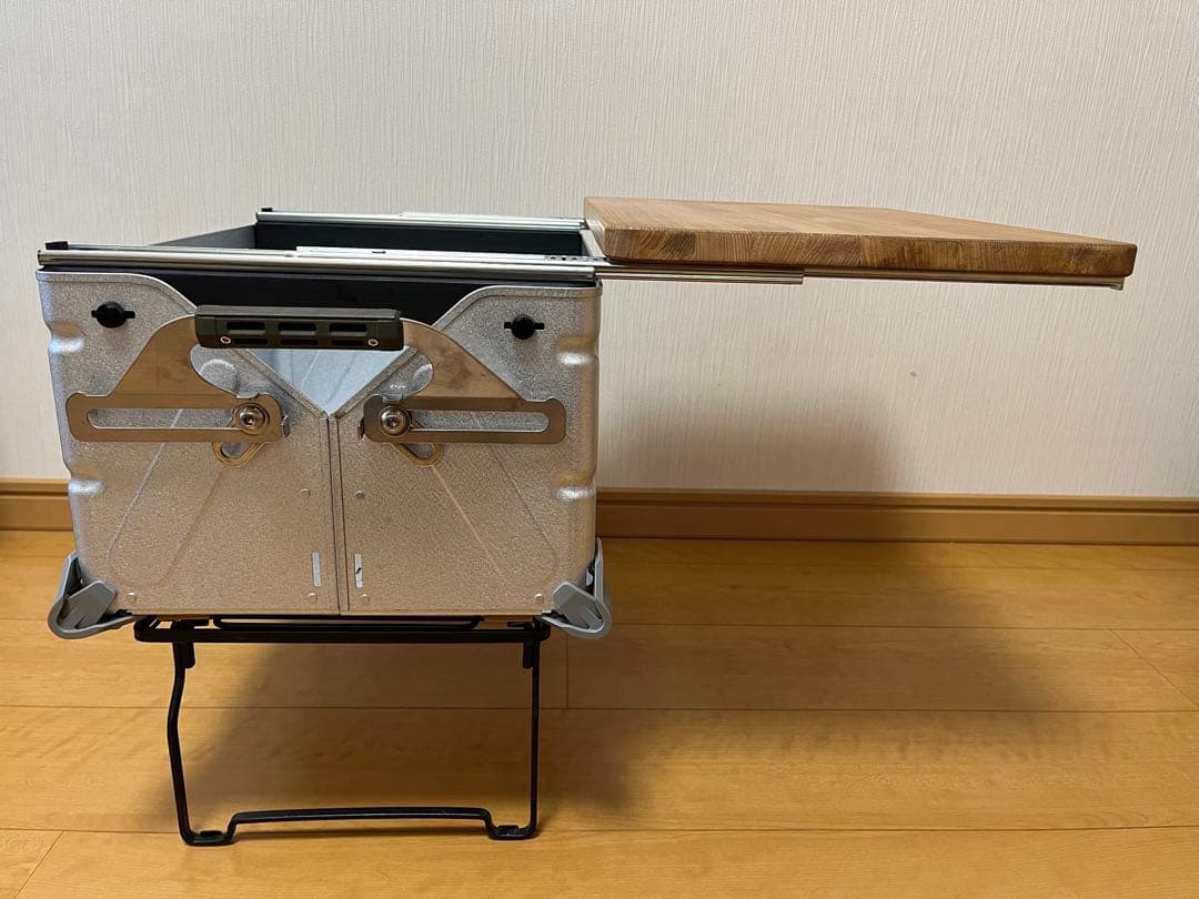 スノーピーク　シェルフコンテナ25 スライド天板　自作