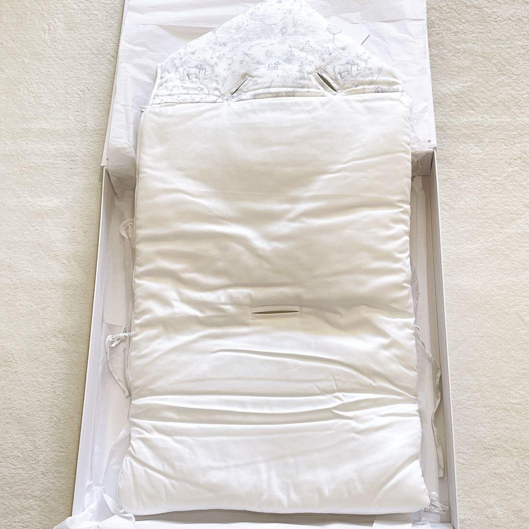 baby Dior　おくるみ　トワル・ドゥ・ジュイ　アニマル　オブリーク刺繍