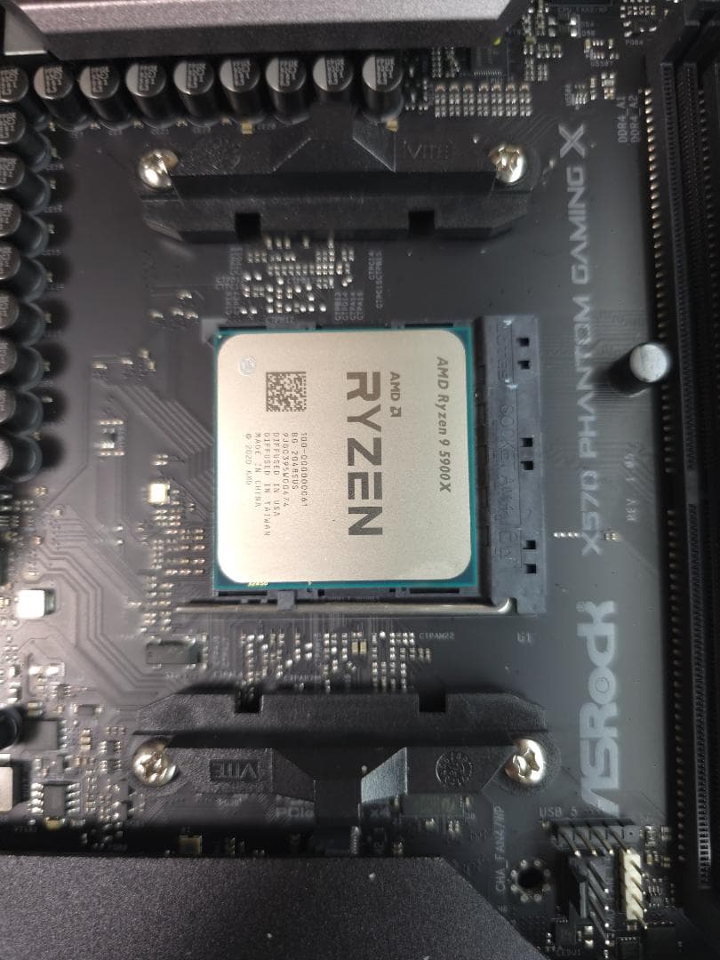 ASRock X570 PhantomGamingX+5900X+メモリ32GB