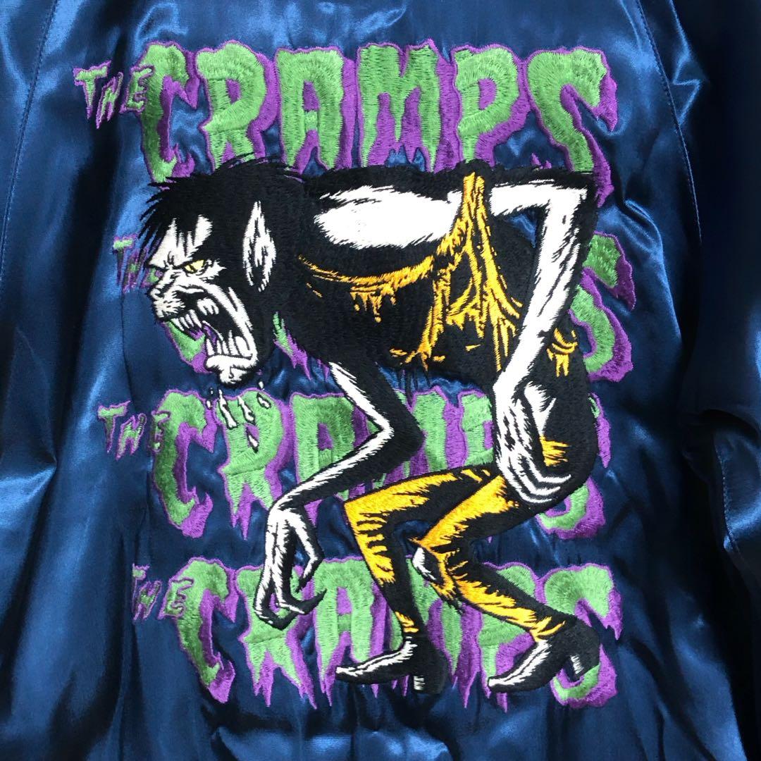 良品　HYSTERIC GLAMOUR×THE Cramps サテン　スカジャン