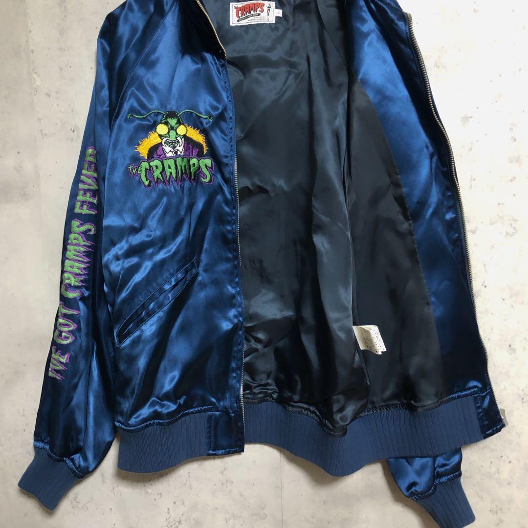 良品　HYSTERIC GLAMOUR×THE Cramps サテン　スカジャン