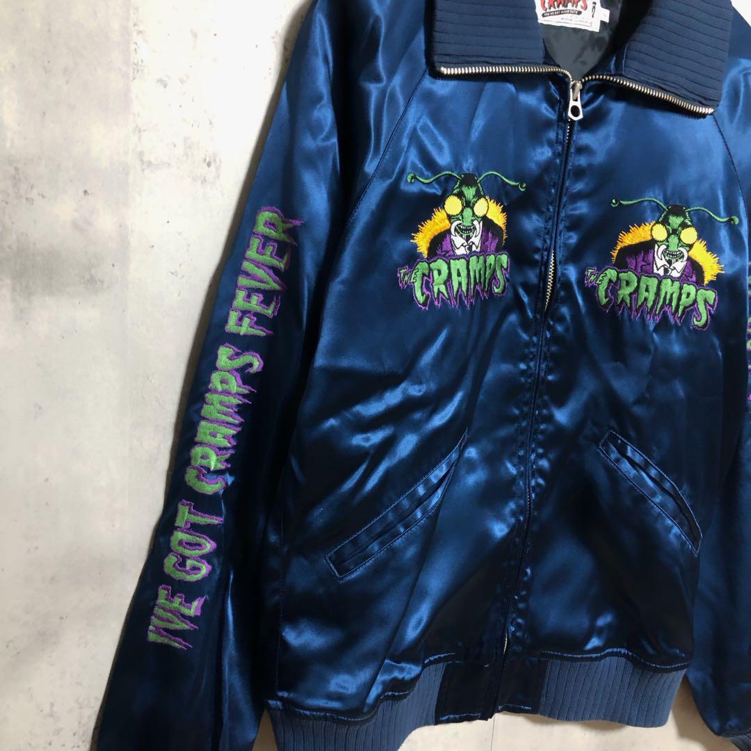 良品　HYSTERIC GLAMOUR×THE Cramps サテン　スカジャン