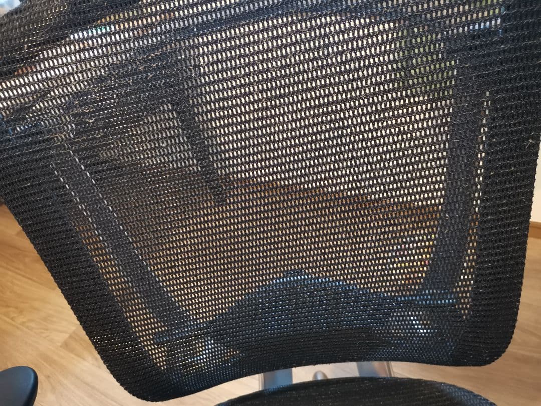 f*u様 2017年製 オカムラ コンテッサ 背座メッシュ CM31AB FBH