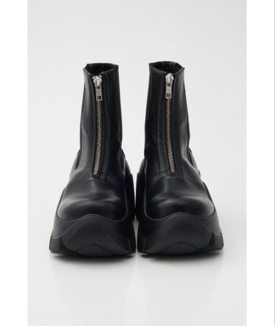 FRONT ZIP CHUNKY BOOTS フロントジップ チャンキーブーツ