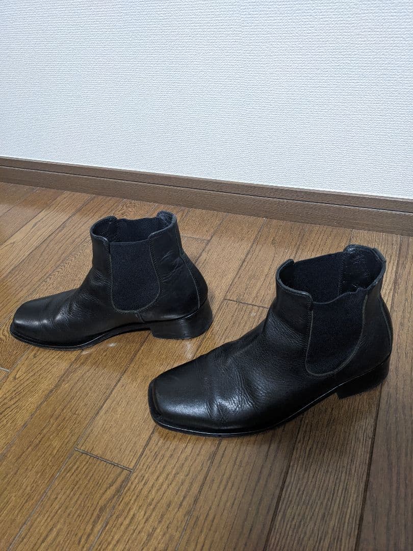 PADRONE パドローネ BL スクエアサイドゴアブーツ