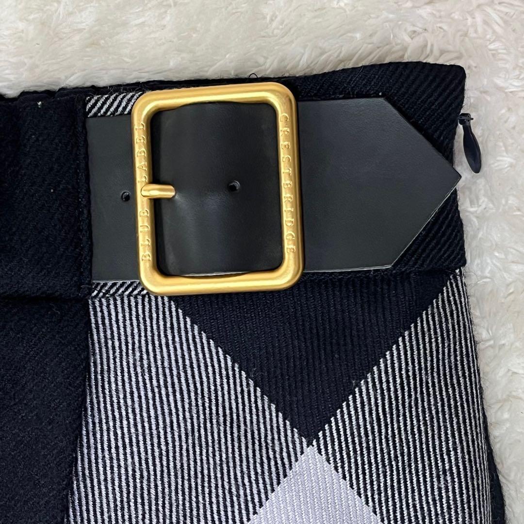 ブルーレーベルクレストブリッジボタニーサージガウチョパンツウール38サイズ