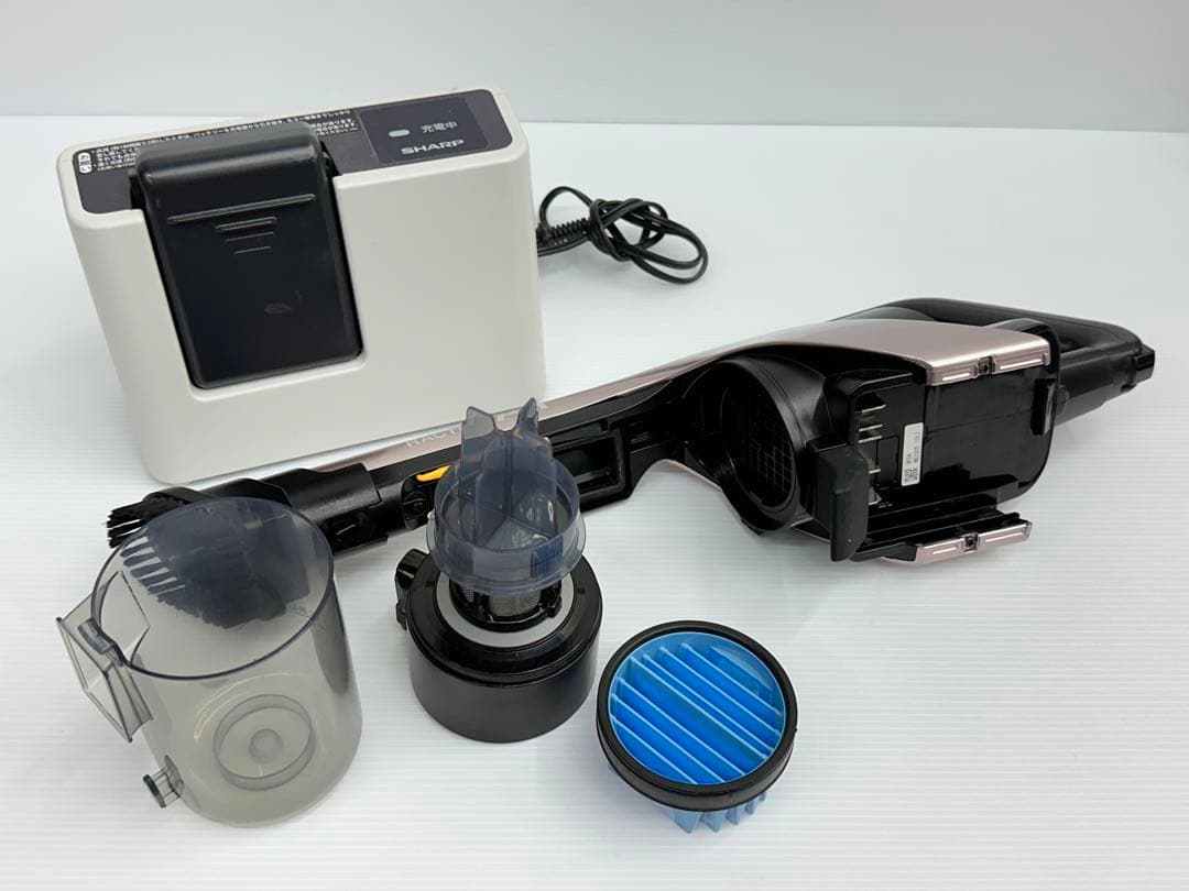 中古　2020年製　動作保証　掃除機　シャープ　EC-VR3S-N 充電器セット
