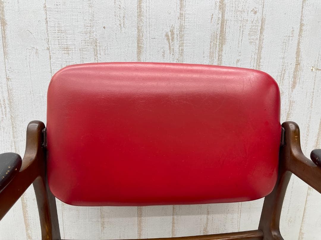 富士ファニチア アームチェア 安楽椅子 ミッドセンチュリー ダイニングチェア