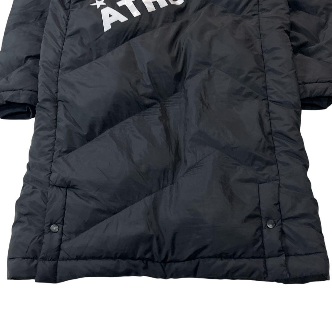 【ゆゆ】　ATHLETA アスレタ ベンチコート ブラック M 極暖 軽量