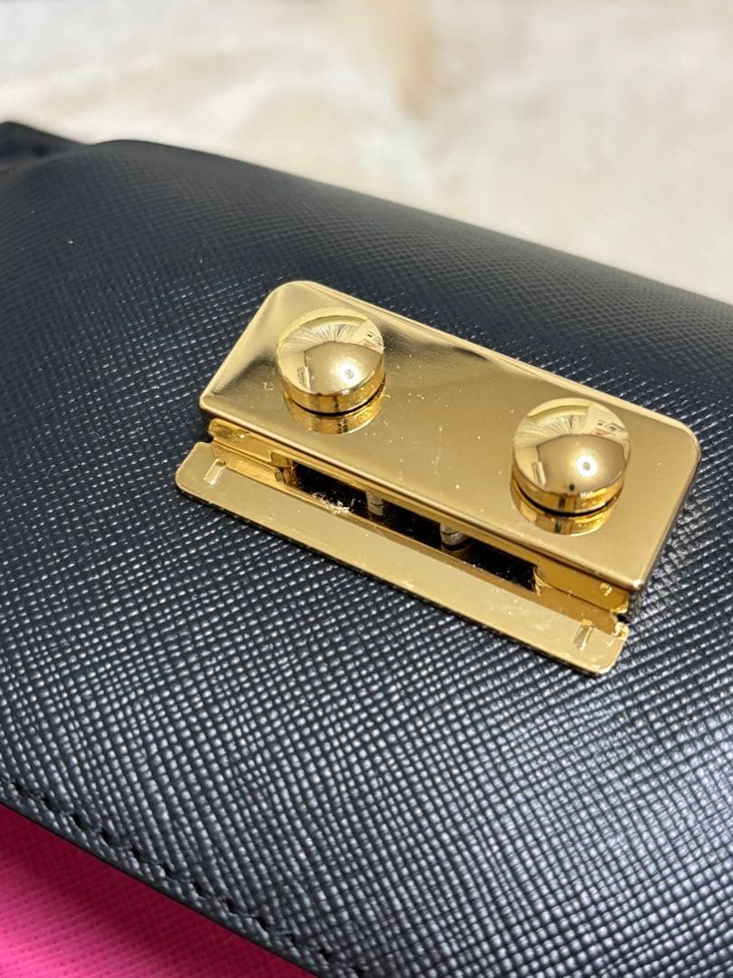 【最終値下げ】ADMJ エーディーエムジェー ショルダーウォレット ブラック