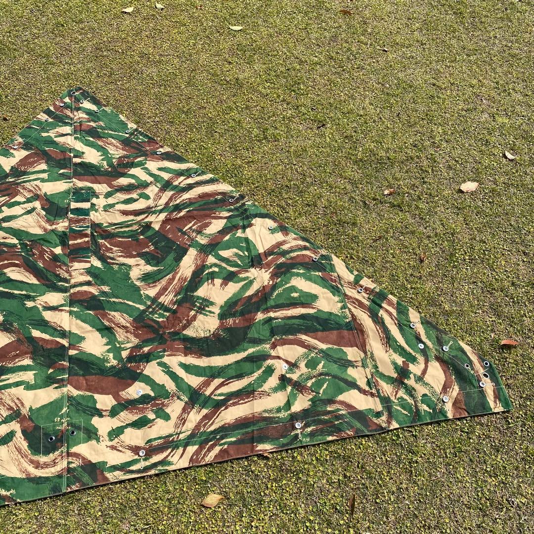 Y*4様 【入手困難】フランス軍幕　M51　リザードカモ　ツェルトバーン　4枚セ