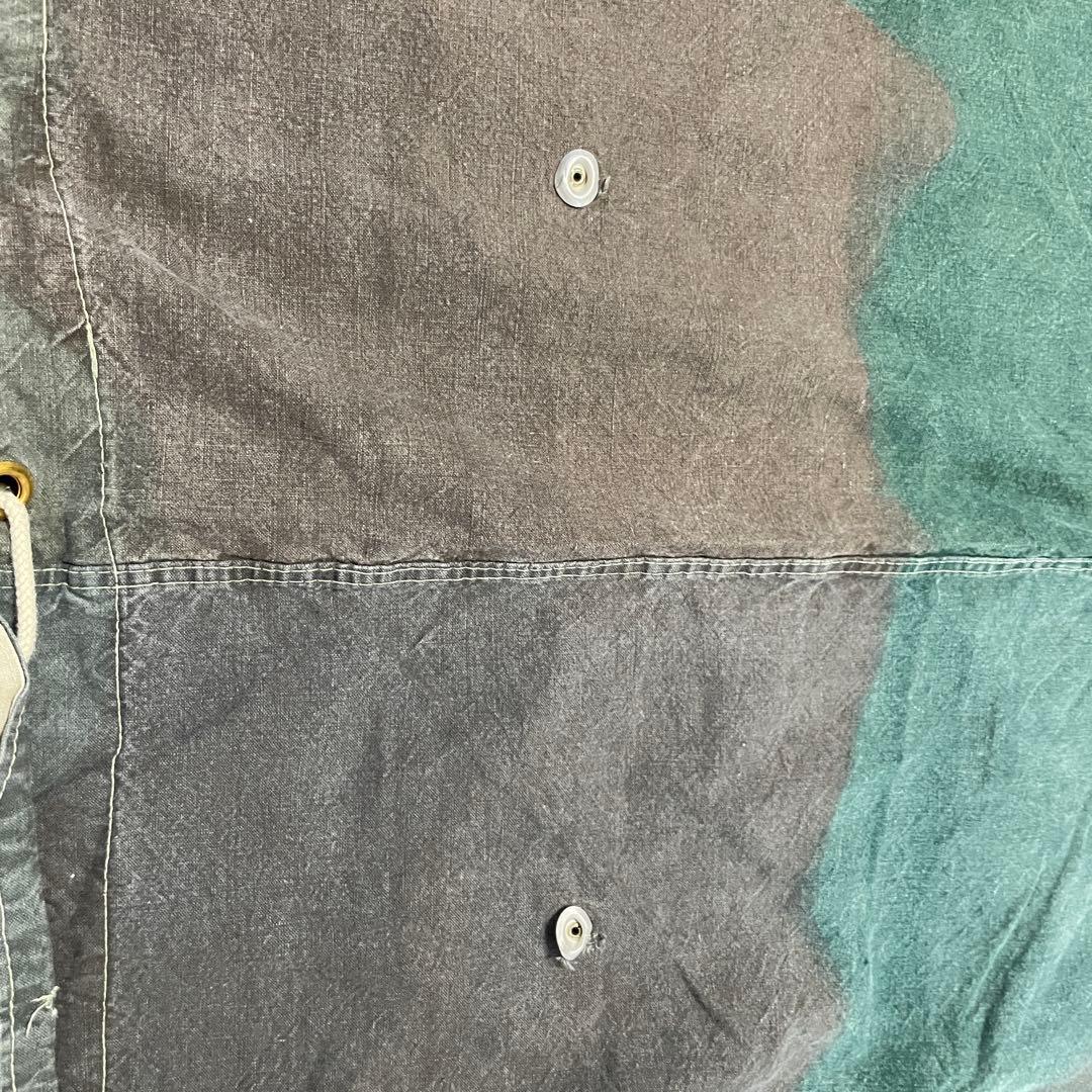 お*い様 スウェーデン軍　軍幕　パズルカモ迷彩 コットン 三角テント