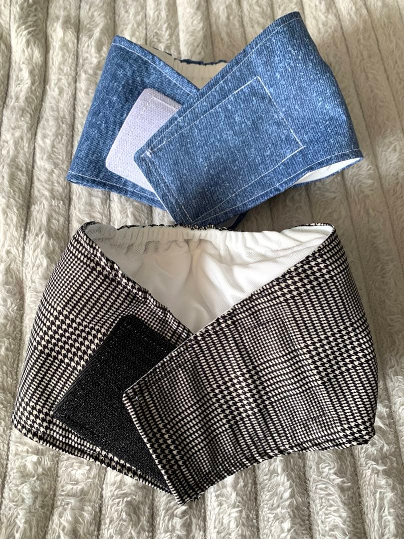 ハンドメイド　犬用　マナーベルト　注文受け付けています(*^^*)