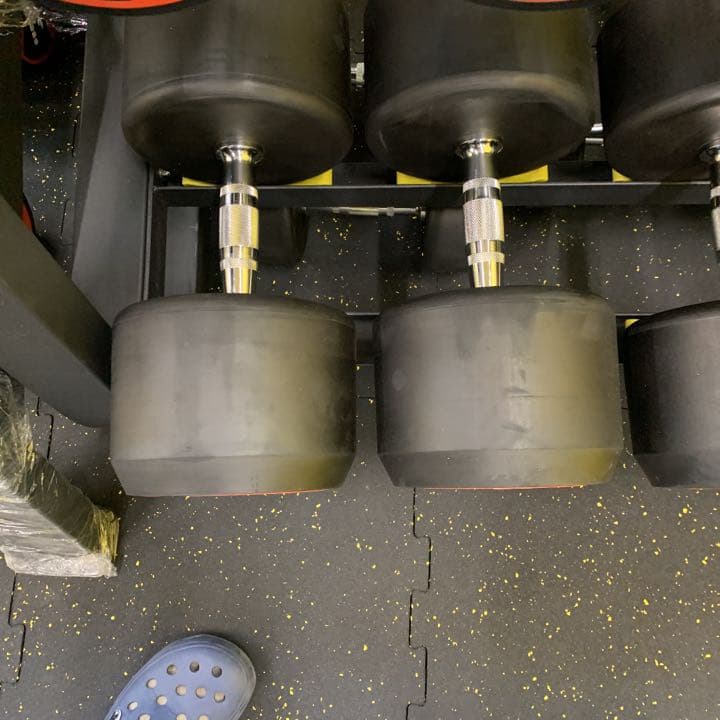 ラバーダンベル　47.5kg2個