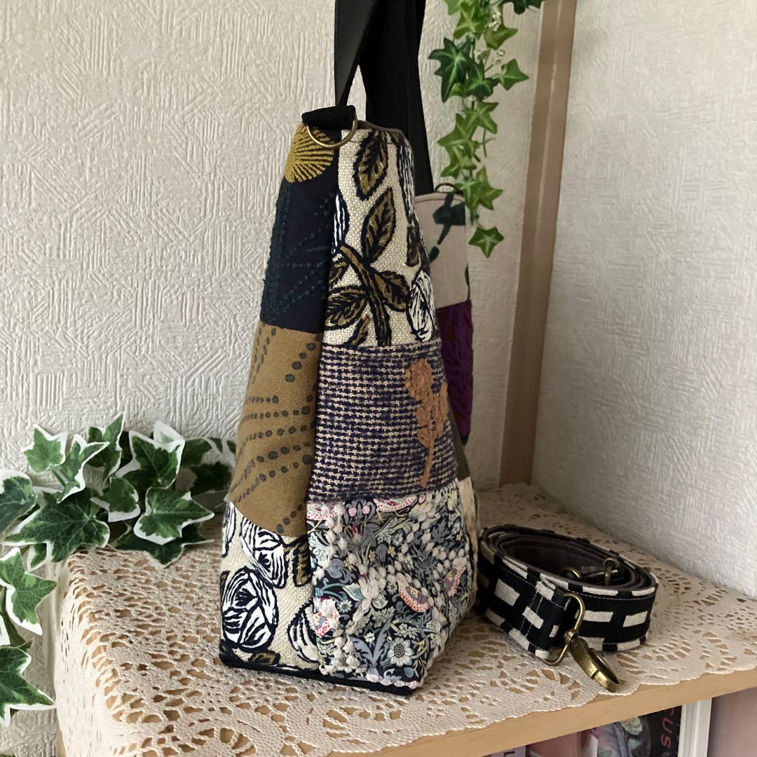 ミナペルホネン⚮ rosy.path.forestdiamond他パッチバッグ