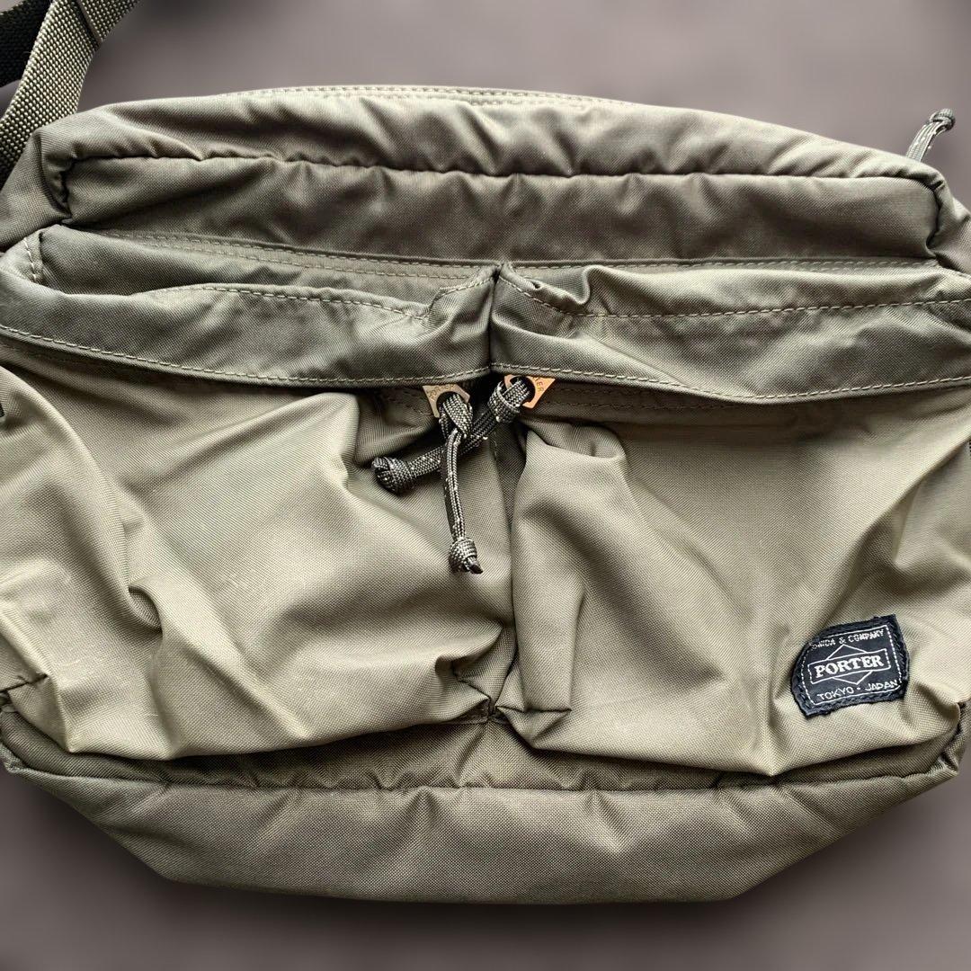 PORTER FORCE★ショルダーバッグ グリーン★ポーター フォース