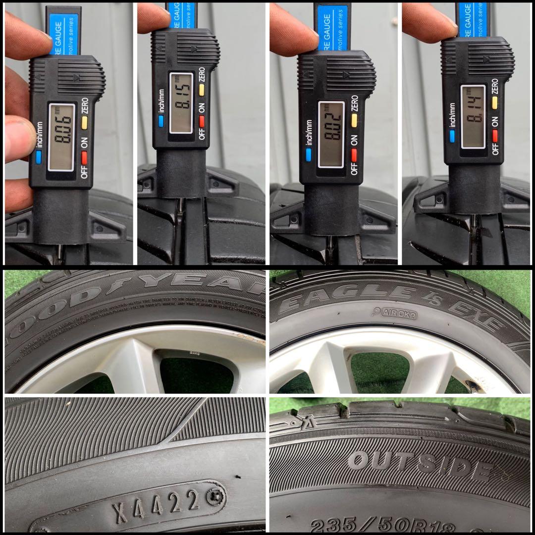 レクサス LS460 LS600 純正18インチホイール /タイヤ