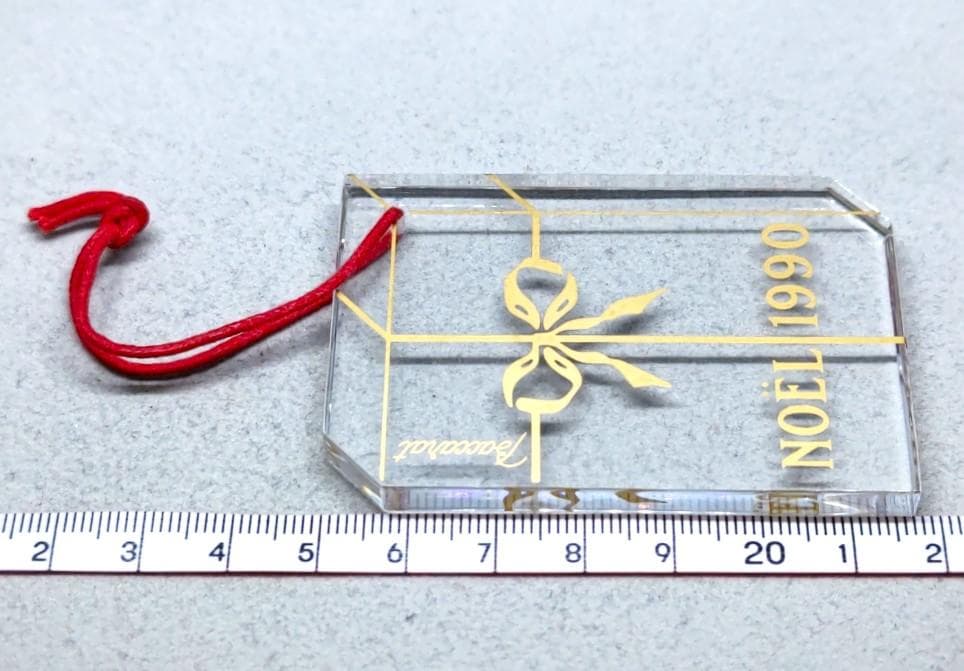 Baccaratバカラ　ノエルフランスクリスマスオーナメント1990　40560