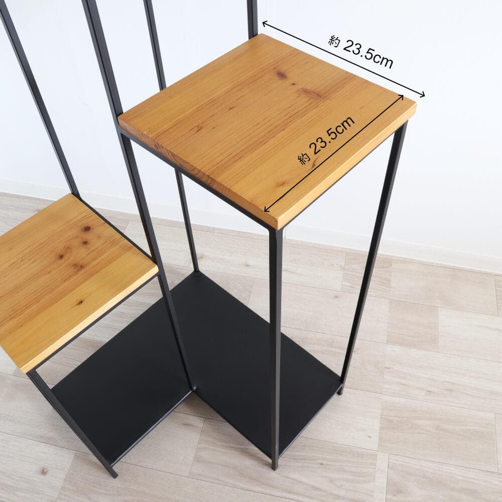 L字スタンド ディスプレイ台 3段