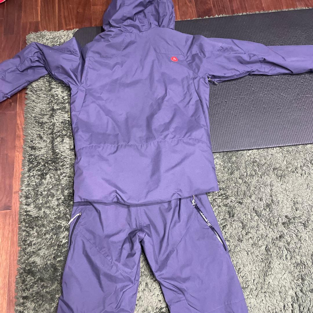marmotスキースノーボードウェアジュニアレディース上下セットアップ
