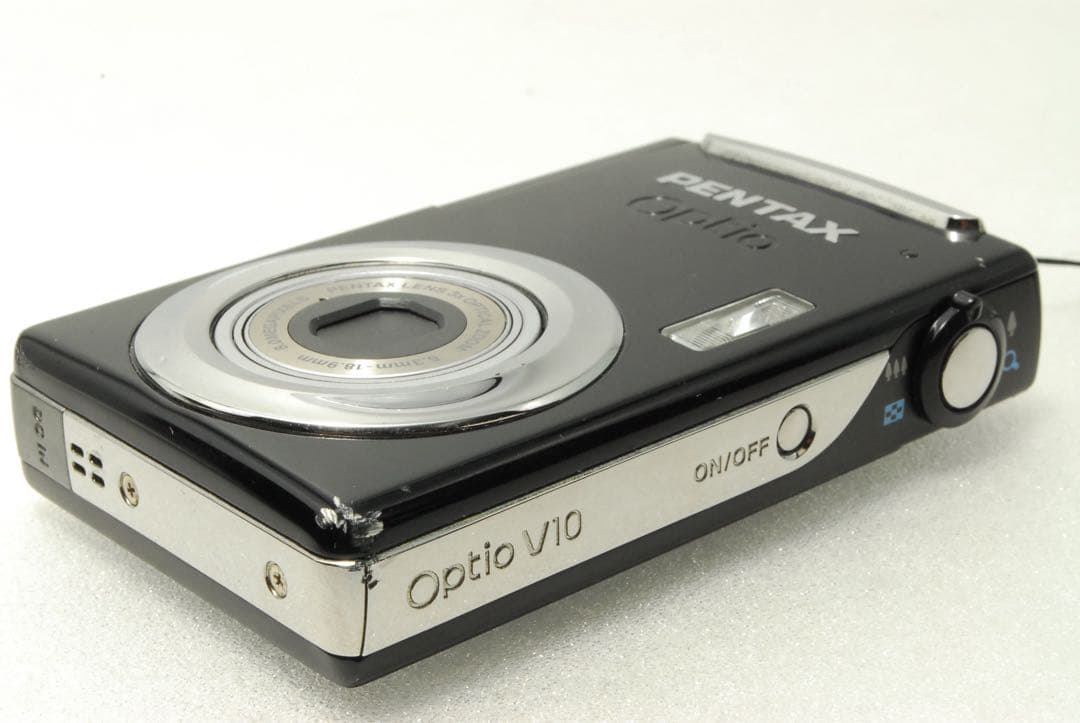 PENTAX Optio V10 ❤️スマホ転送 ブラック コンデジ カメラ