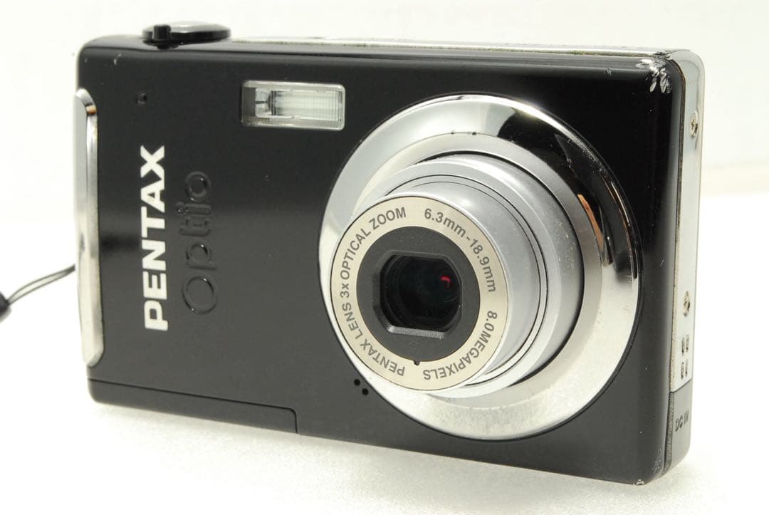 PENTAX Optio V10 ❤️スマホ転送 ブラック コンデジ カメラ