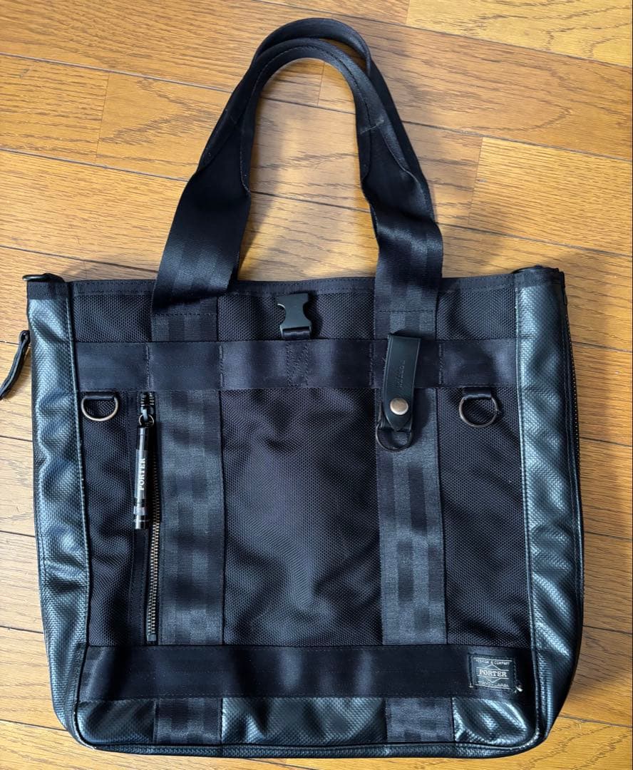 PORTER ブラック トートバッグ A4対応