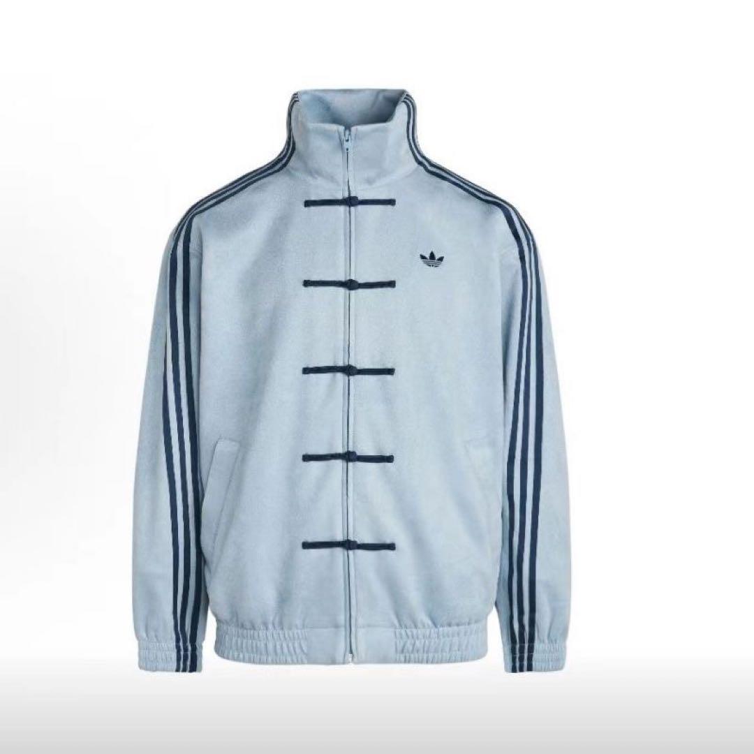 adidasアディダス 中国限定 蛇年トラックジャケット　ライドブルーMサイズ