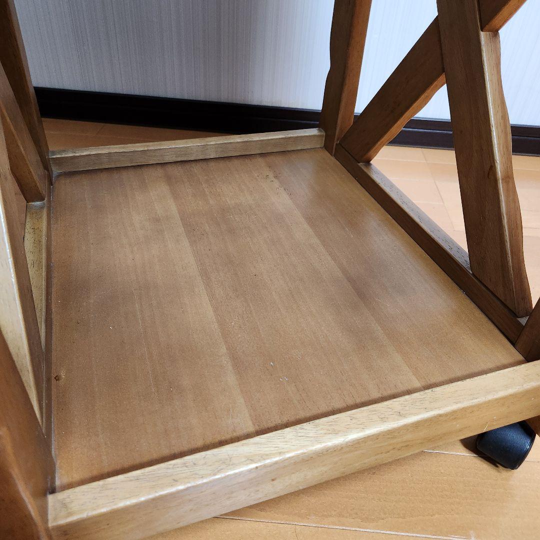 カゴ付き karimoku カリモク RUSTIC ルスティック ワゴンテーブル