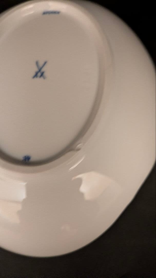 【極美品】Meissen マイセン ブルーオーキッド オーバルディッシュ【中古】