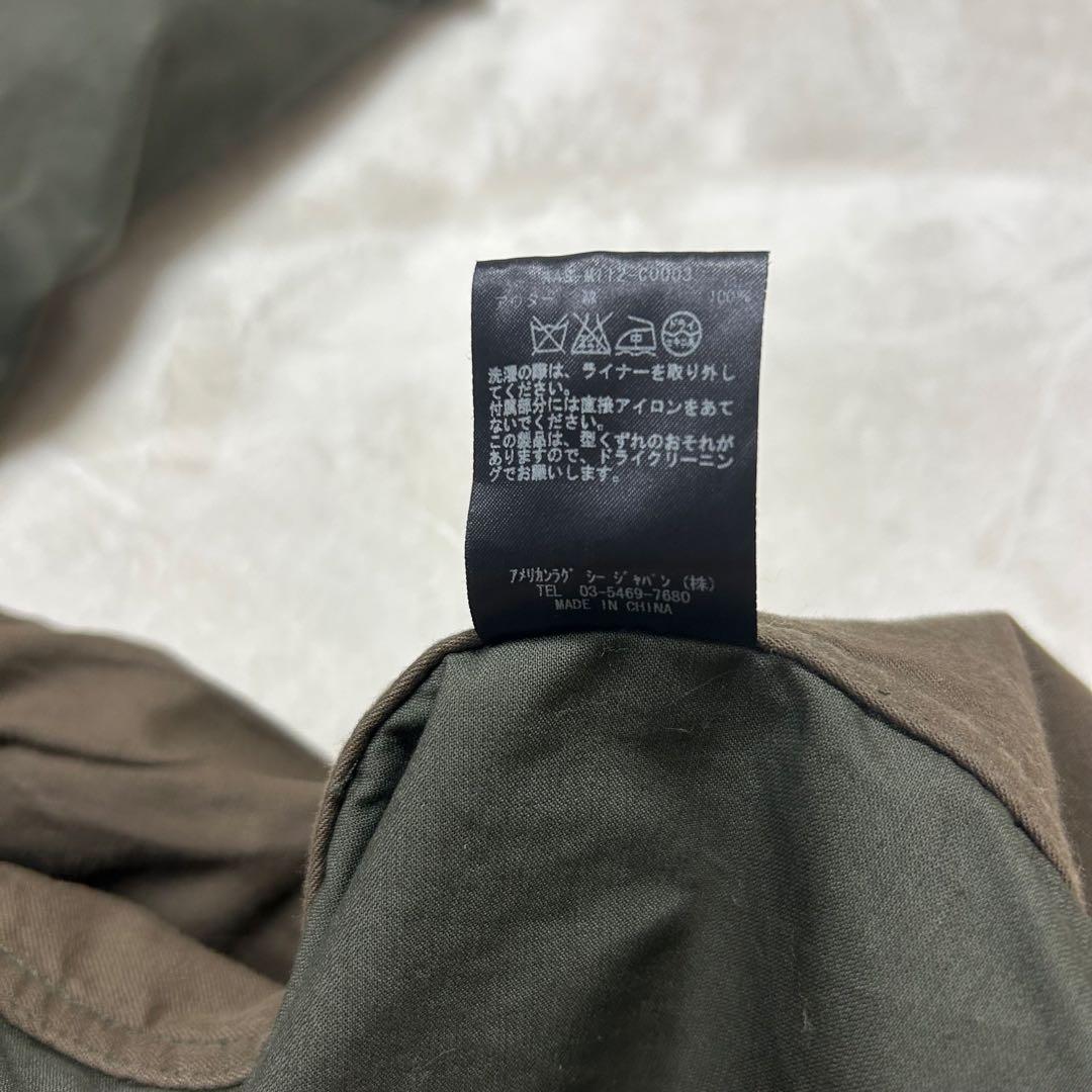 アメリカンラグシー　モッズコート　２Way　M-65　シェルパーカー　カーキ　S