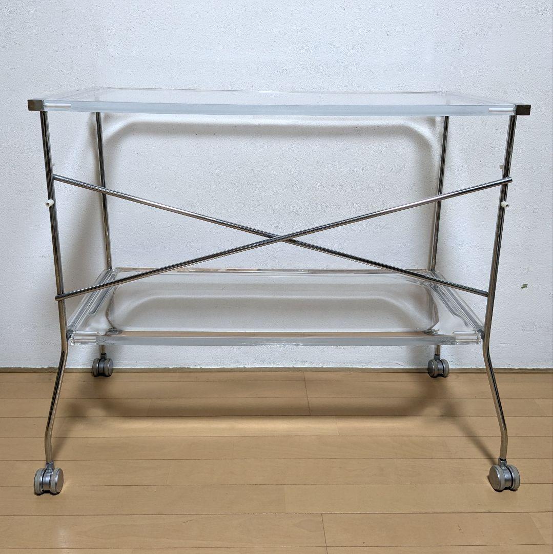 Kartell FLIP カルテル フリップ クリスタル ワゴン 折りたたみ