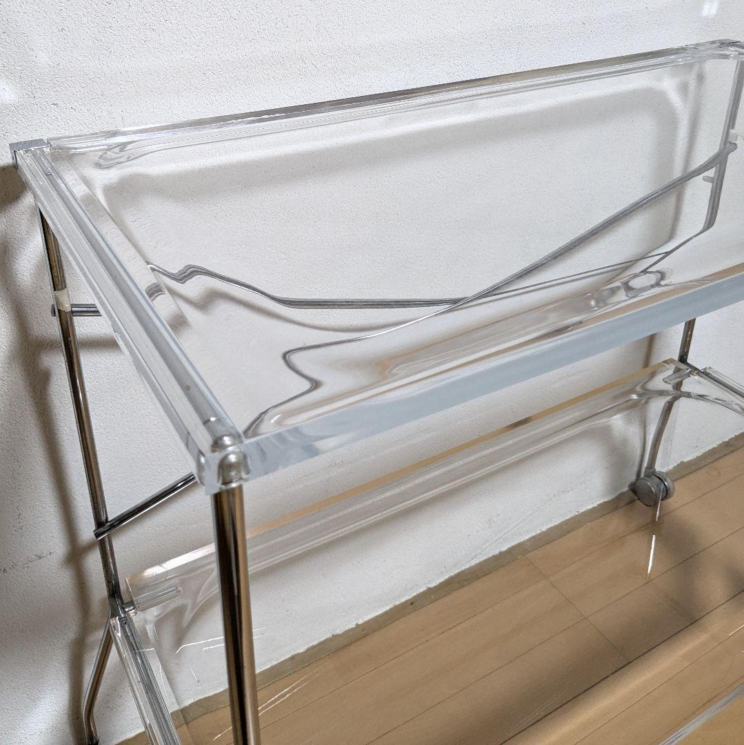 Kartell FLIP カルテル フリップ クリスタル ワゴン 折りたたみ