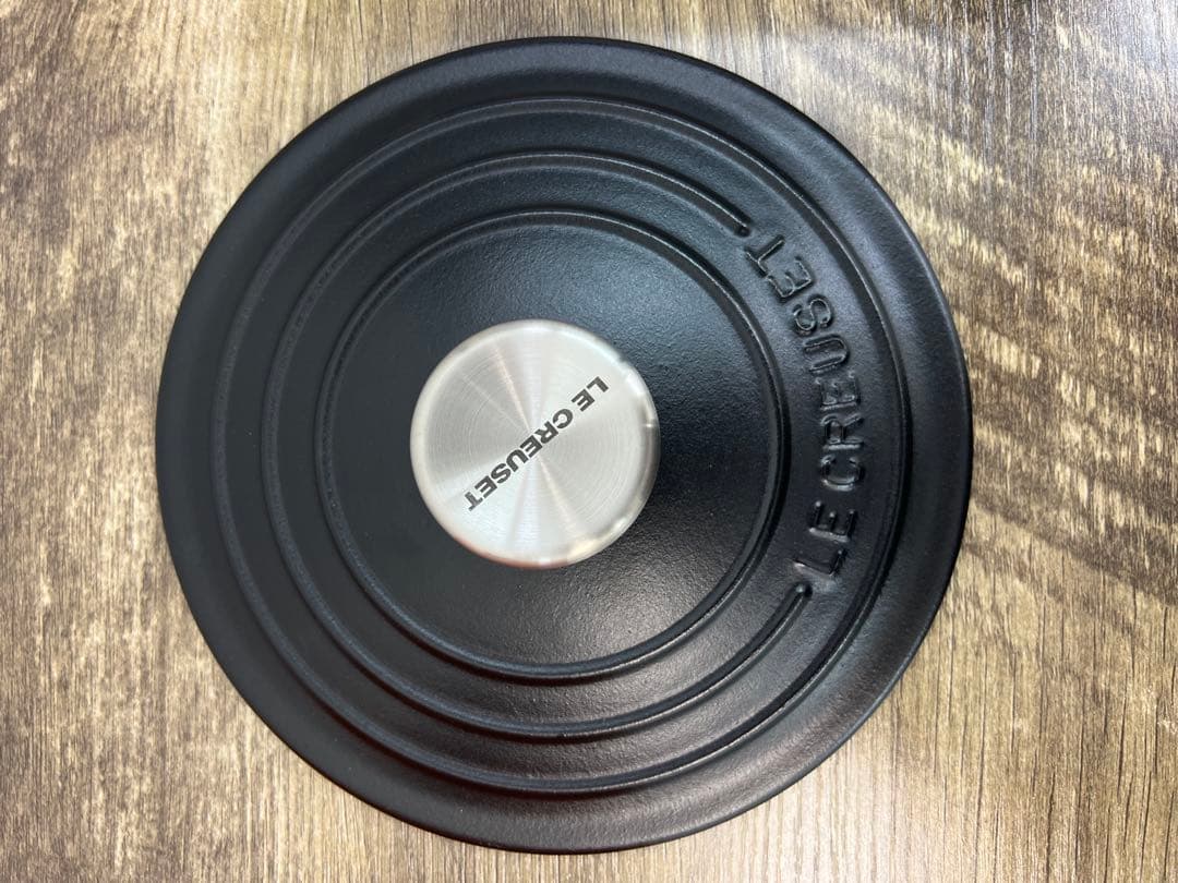 LE CREUSET 両手鍋 18cm 黒