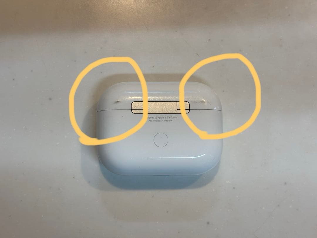 Apple AirPods (第2世代) 本体　イヤーチップ付