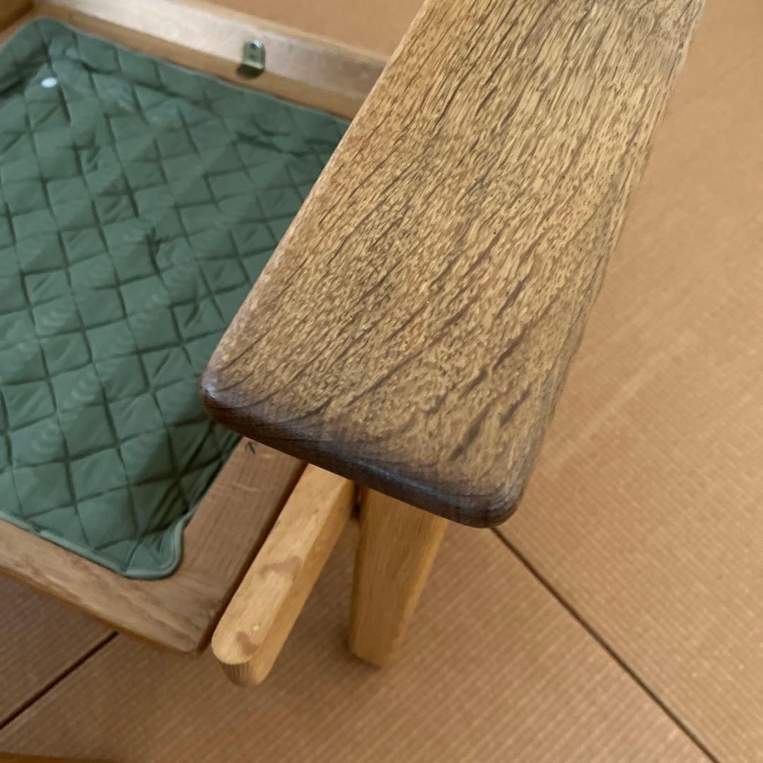 GETAMA社 GE290 ハイバック オットマン付き オーク材