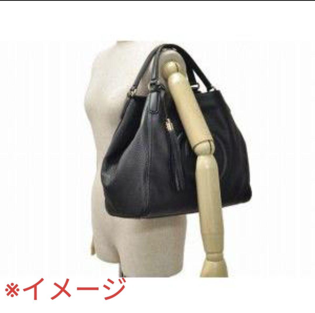 GUCCI SOHOソーホー ブラックレザーショルダー2wayバッグ 保存袋付