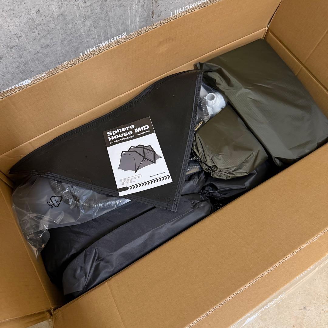 【新品未使用】GOOUTSPRINGHILL　エアドームテント（グリーン）