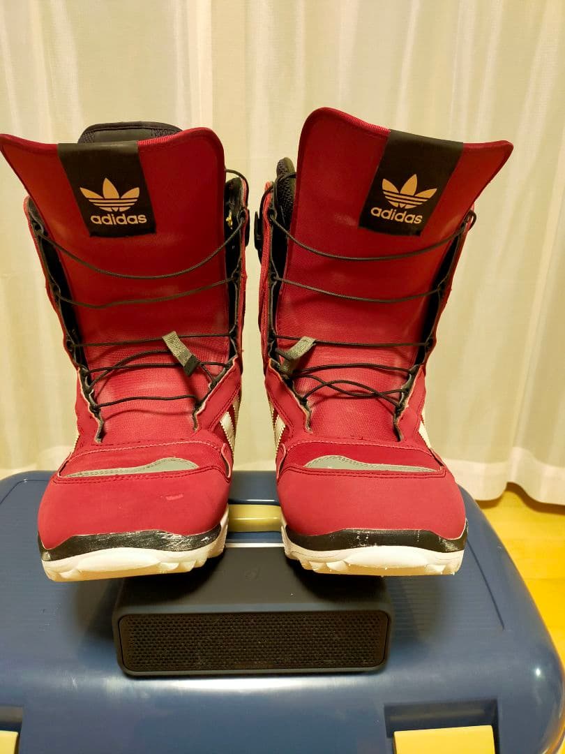 adidas スノーボードブーツ 赤 男性用